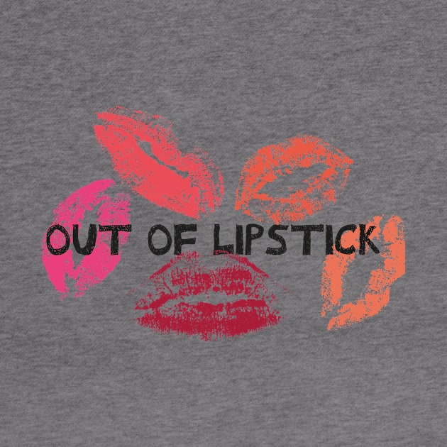 Out Of Lipstick With Lips Graphic illustration by MerchSpot